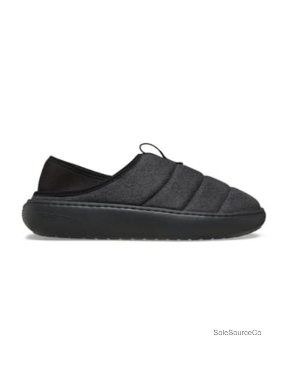 Crocs Classic Puff Moc Round Toe Slip-On Slippers Loose Fit Fall